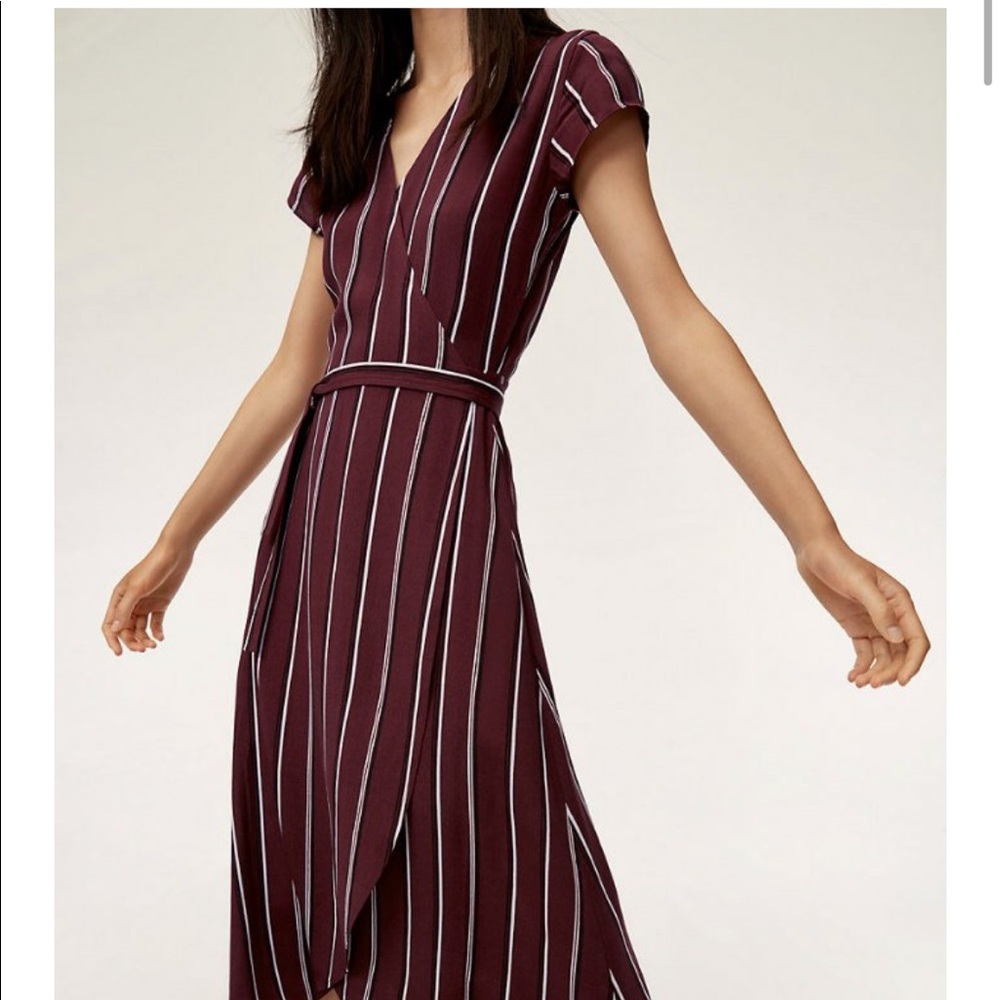Aritzia- Wilfred Free Jesse Wrap Dress
